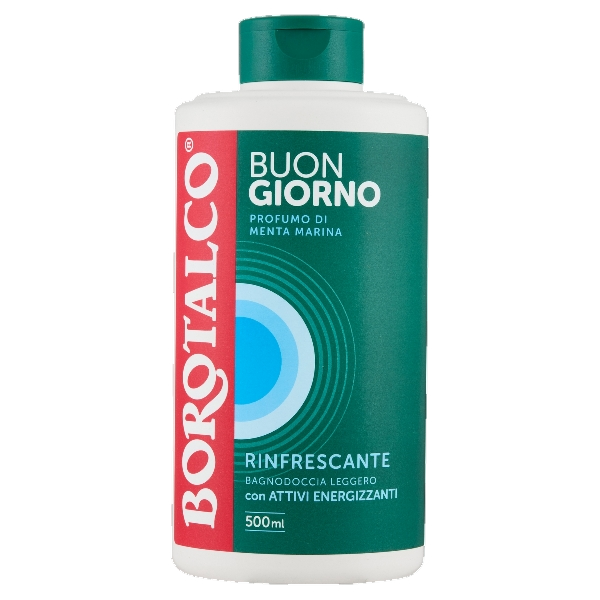 BOROTALCO SHOWER BATH BUONGIORNO RINFRESCANTE SEA MINT 500 ML (12 in a box)
