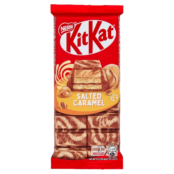 KIT KAT CHOCOLATE BAR SALTED CARAMEL 99 GR (15 in a box)