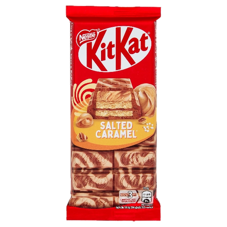 KIT KAT CHOCOLATE BAR SALTED CARAMEL 99 GR (15 in a box)