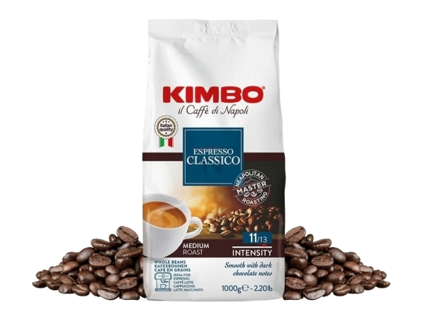 KIMBO COFFEE BEANS ESPRESSO CLASSICO 1 KG (6 in a box)