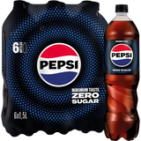 PEPSI COLA ZERO SUGAR FREE PET 1.5 LT (6 in a box)