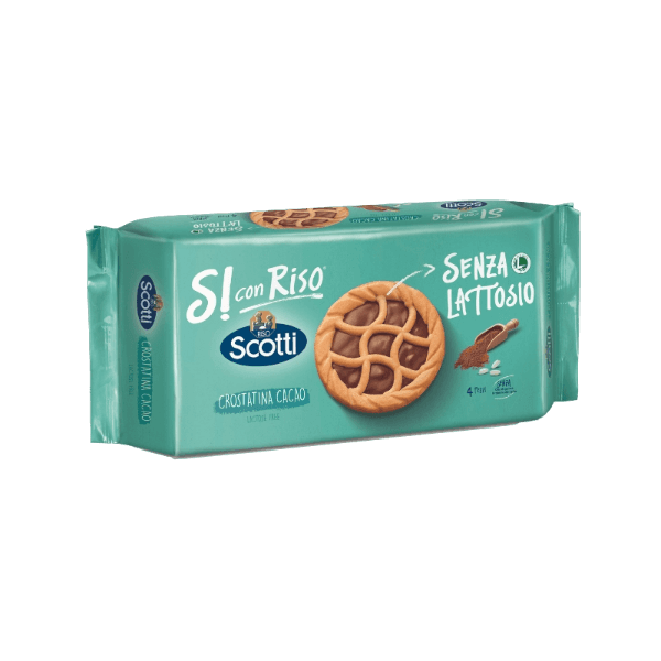 SCOTTI SICONRISO CROSTATINE COCOA LACTOSE FREE X4 144 GR (12 in a box)
