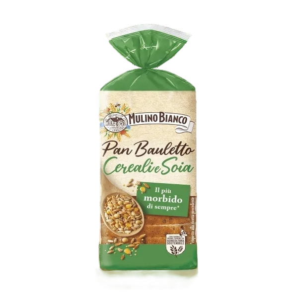 MULINO BIANCO BREAD PAN BAULETTO CEREALI E SOIA 400 GR (8 in a box)