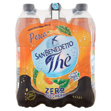 SAN BENEDETTO ZERO TEA PEACH PET 1.5 LT (6 in a box)