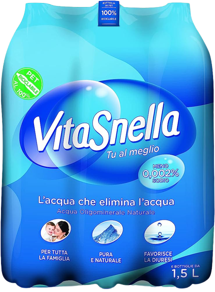 VITASNELLA STILL WATER PET 1.5 LT (6 in a box)