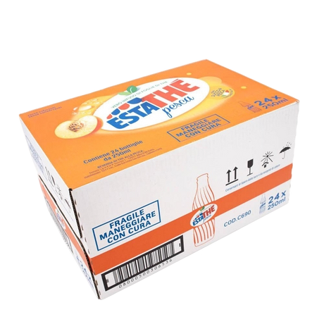 ESTATHE' TEA PEACH GLASS 250 ML (24 IN A BOX)