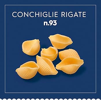 BARILLA PASTA DI SEMOLA CONCHIGLIE RIGATE N.93 500 GR (24 in a box)