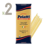 POIATTI PASTA DI SEMOLA SPAGHETTINI N.2 1 KG (12 in a box)