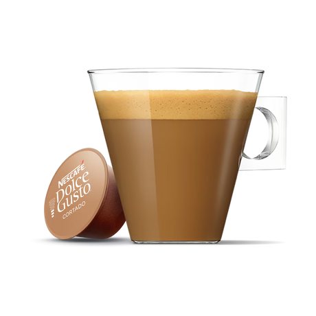 NESCAFE' COFFEE CAPSULES DOLCE GUSTO CORTADO ESPRESSO MACCHIATO X30 (6 in a box)