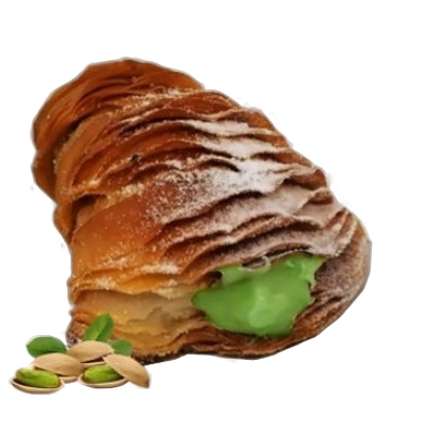 DESSERT CODE D'ARAGOSTA FILLED PISTACHIO CREAM TRAY 1.5 KG (1 in a box)