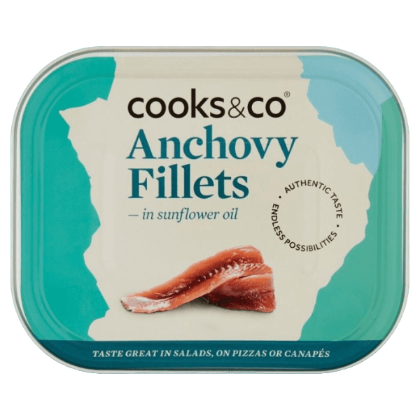 COOKS&CO ANCHOVY FILLETS IN OIL 365 GR (1 in a box)