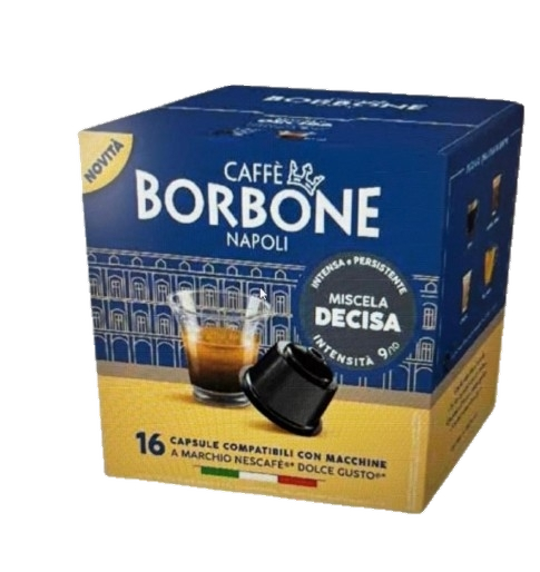 BORBONE COFFEE CAPSULES NESCAFE' DECISA X16 112 GR (4 in a box)