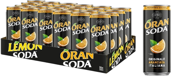 ORANSODA DRINK ORANGE CANS 330 ML (24 in a box)