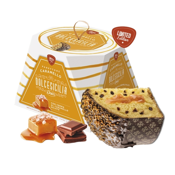 DAIS PANETTONE SALTED CARAMEL 800 GR (12 in a box)