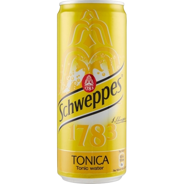 SCHWEPPES TONIC WATER CANS 330 ML (24 IN A BOX)