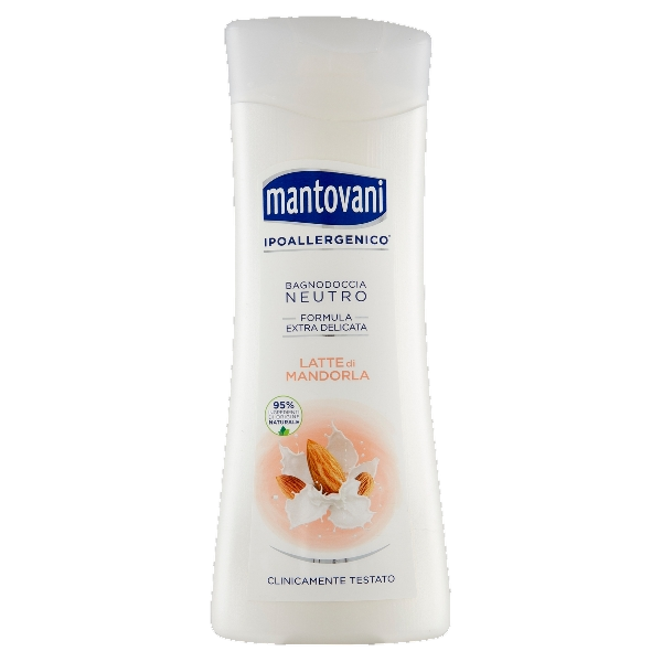 MANTOVANI SHOWER BATH NEUTRO LATTE DI MANDORLA 400 ML (12 in a box)