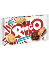 PAVESI RINGO BISCOTTI VANILLA FAMILY X6 330 GR (12 in a box)
