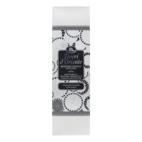 TESORI D'ORIENTE HOME FRAGRANCE WITH STICKS WHITE MUSK 200 ML (6 in a box)