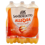 SAN BENEDETTO ALLEGRA ARANCIATA PET 1.5 LT (6 IN A BOX)