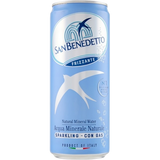 SAN BENEDETTO CARBONATED WATER CANS 330 ML (24 in a box)