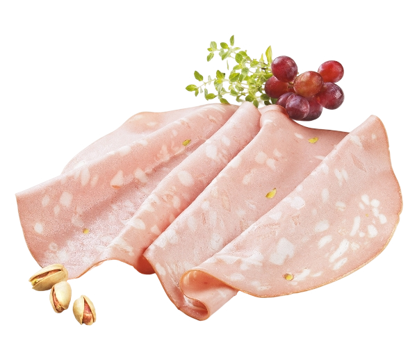 NEGRINI MORTADELLA BOLOGNA IGP WITH PISTACHIO AFFETTATO 80 GR (6 in a box)