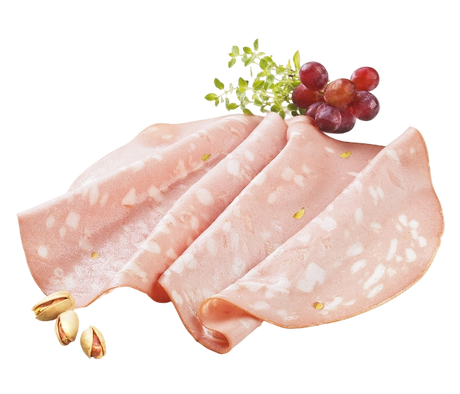 NEGRINI MORTADELLA BOLOGNA IGP WITH PISTACHIO AFFETTATO 80 GR (6 in a box)