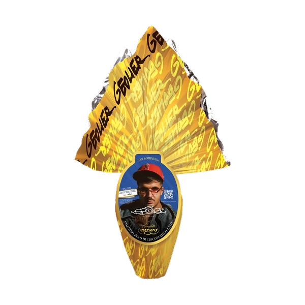 CRISPO EASTER EGGS MILK CHOCOLATE GOELIER 220 GR (9 in a box)