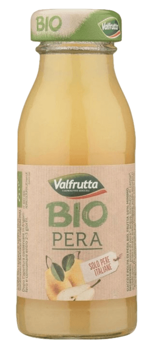 VALFRUTTA BIO FRUIT JUICE PERA GLASS 125 ML X6 (8 in a box)