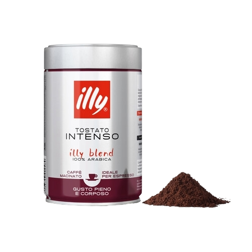 ILLY COFFEE GROUND TOSTATO INTENSO 250 GR (12 in a box)