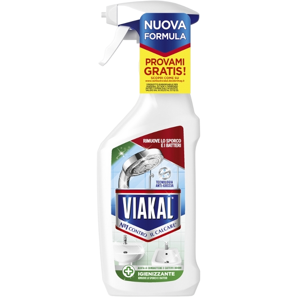 VIAKAL DEGREASER DESCALER SANITISING SPRAY 470 ML (10 in a box)