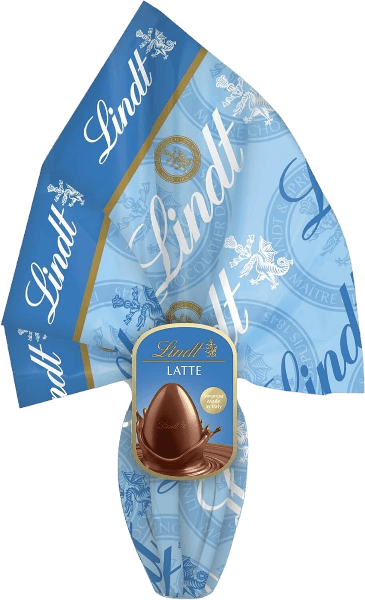 LINDT EASTER EGGS MILK CHOCOLATE 240 GR (12 in a box)