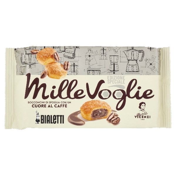 VICENZI MILLEVOGLIE BOCCONCINI COFFEE 100 GR (10 in a box) - SPECIAL EDITION