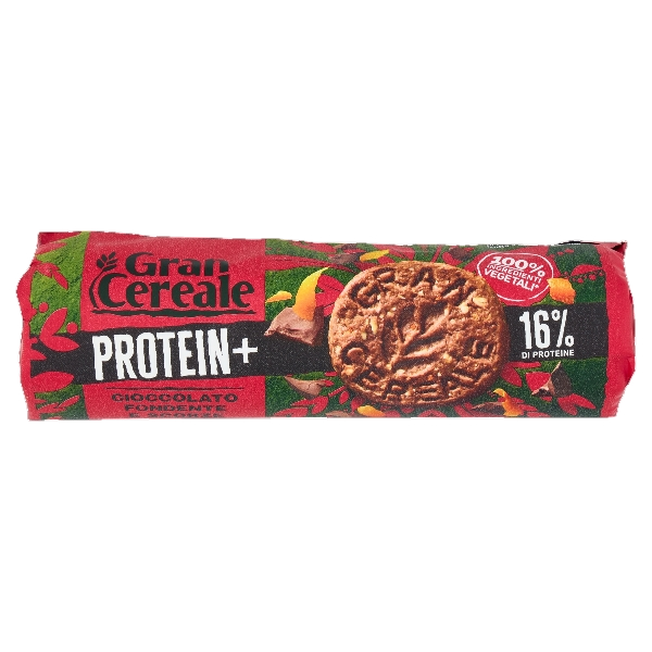 GRAN CEREALE PROTEIN+ BISCOTTI DARK CHOCOLATE 250 GR (18 in a box)