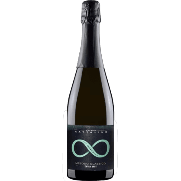 MASSIMO RATTALINO WINE SPUMANTE V.S.Q. METODO CLASSICO EXTRA BRUT INFINITO 75 CL (6 in a box)