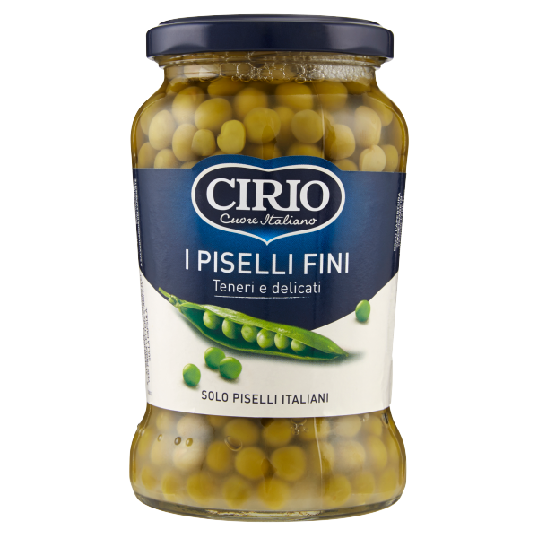 CIRIO LEGUMES PEAS SMALL IN BRINE 370 GR (12 in a box)
