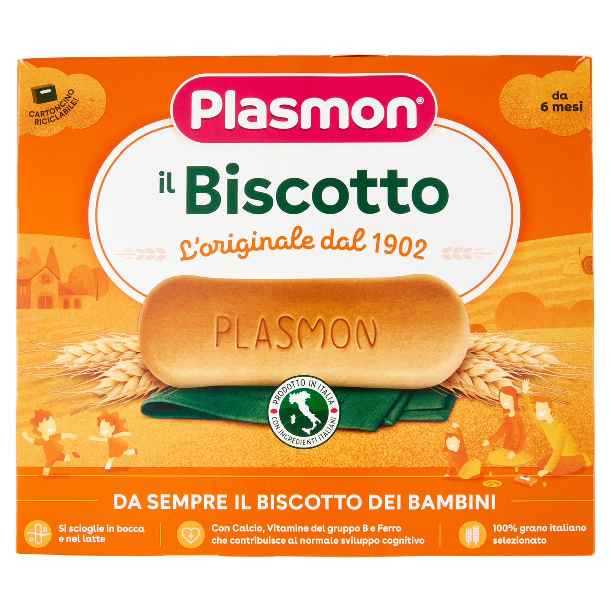 PLASMON BISCOTTI 320 GR (6 IN A BOX)