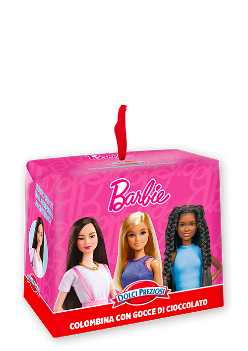 DOLCI PREZIOSI COLOMBA MINI CHOCOLATE CHIPS BARBIE 100 GR (34 in a box)