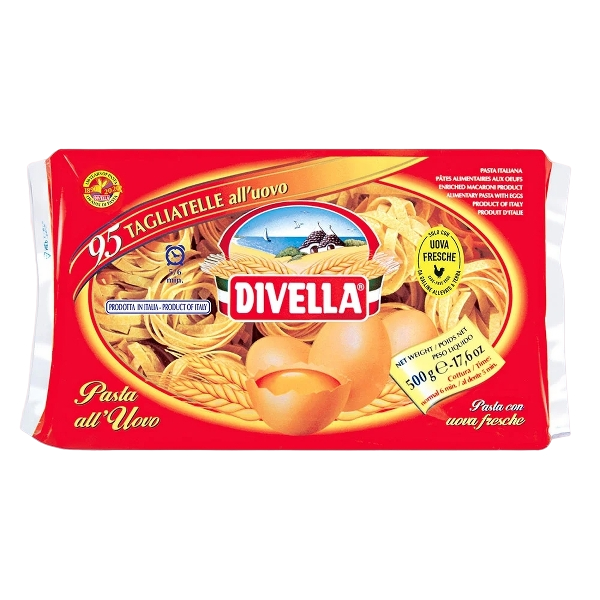 DIVELLA PASTA ALL'UOVO TAGLIATELLE N.95 500 GR (12 in a box)