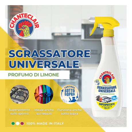 CHANTECLAIR DEGREASER UNIVERSALE LEMON SPRAY 625 ML (12 in a box)