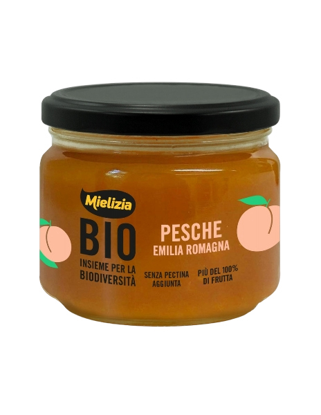 MIELIZIA JAMS PEACHES 250 GR (6 in a box)