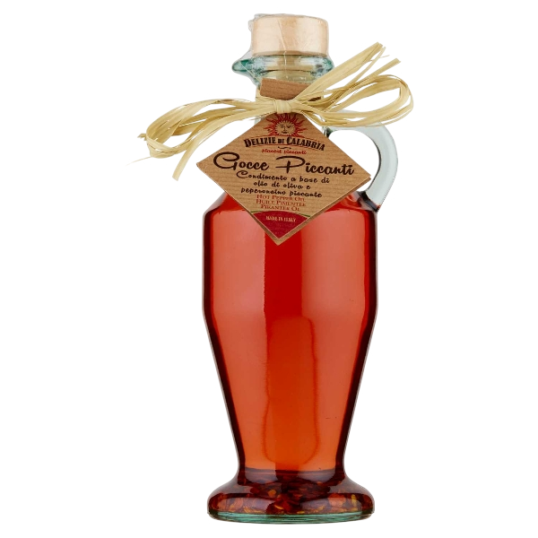 DELIZIE CALABRIA HOT PEPPER OIL 250 ML (6 in a box)
