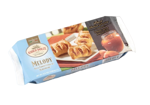 ASOLO DOLCE STRUDEL MELODY APRICOT 100 GR (16 in a box)