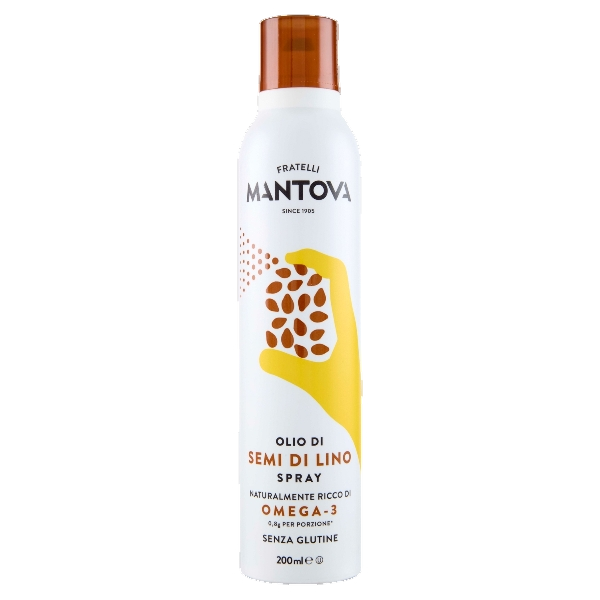 MANTOVA SEEDS OIL FLAX SPRAY 200 ML (6 in a box)