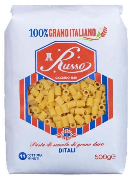 RUSSO PASTINA DI SEMOLA DITALI 500 GR (20 in a box)