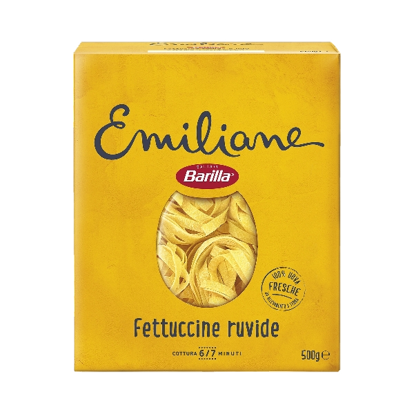 BARILLA PASTA ALL'UOVO EMILIANE FETTUCCINE 500 GR (12 IN A BOX)