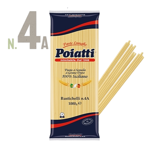 POIATTI PASTA DI SEMOLA RUSTICHELLI N.4A 1 KG (12 in a box)
