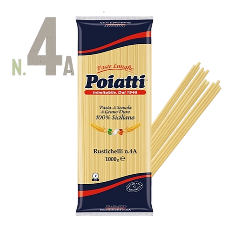 POIATTI PASTA DI SEMOLA RUSTICHELLI N.4A 1 KG (12 in a box)