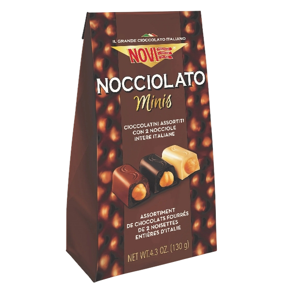 NOVI PRALINES MINIS NOCCIOLATO 130 GR (10 in a box)