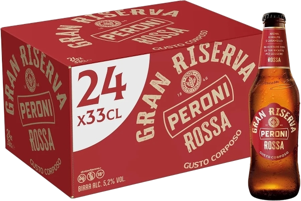 PERONI GRAN RISERVA BEER RED 33 CL 5.2% (24 in a box)