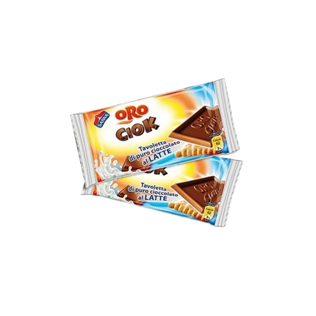 SAIWA ORO CIOK EXPO BISCOTTI MILK CHOCOLATE 25 GR (30 in a box)